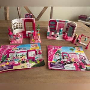 Set of 2 Barbie Mega Blocks
